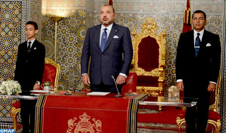 نص الخطاب السامي الذي وجهه جلالة الملك محمد السادس إلى الأمة بمناسبة الذكرى الثانية والستين لثورة الملك والشعب 